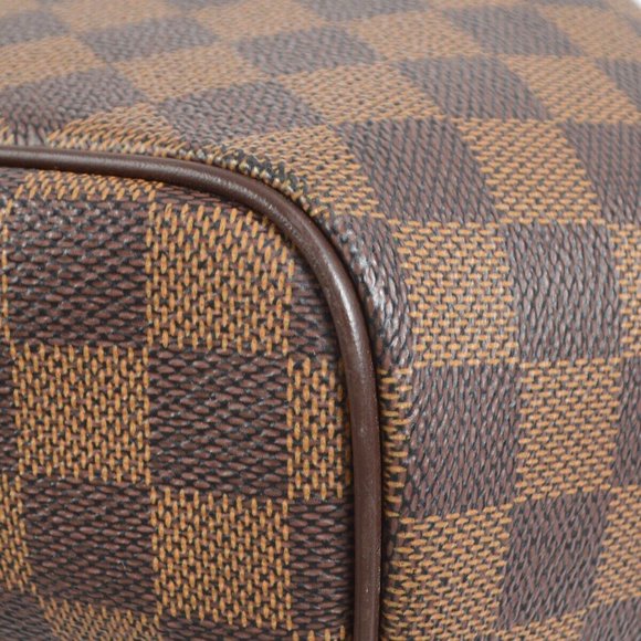 Louis Vuitton Belem MM Handbag Damier Ebene Canvas, Leather - Picture 4 of 16